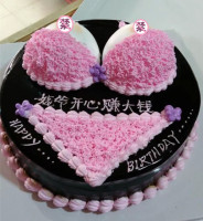北京苏州杭州常州广州比基尼粉色内衣蛋糕生日蛋糕