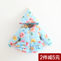 2015冬季新款女童棉服1-2-3岁女宝宝棉衣婴儿童加厚棉袄冬装外套