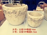 花盆 陶瓷 出口 陶盆 复古 做旧 陶土 地中海 欧式