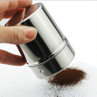花式咖啡专用撒粉器304不锈钢可可撒粉器拉花模具卡布奇诺拉花器