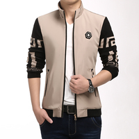 2015秋季新款上市 韩版修身青年男士立领时尚夹克jacket外套包邮