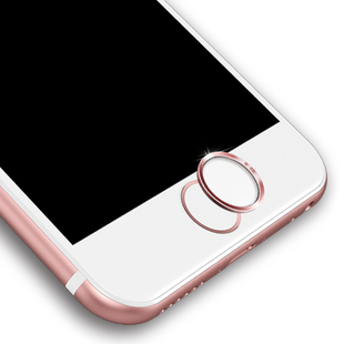 苹果5s按键贴金属home键6plus指纹识别iphone6s ipad按键贴
