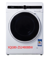 Whirlpool/惠而浦XQG80-ZS24808BW滚筒全自动洗衣机8公斤