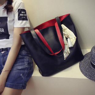 2016夏季新款单肩手提女包大包旅行商务韩版街头潮流时尚简约包邮
