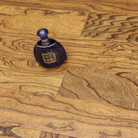杭州多层实木复合地板绍兴诸暨实木复合15mm榆木仿古地暖地热地板