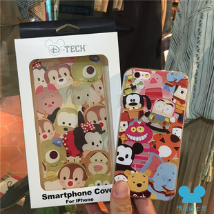 香港代购迪士尼总动动员iPhone7plus手机壳米妮米妮6plus保护套