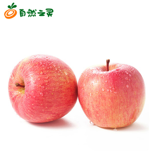 【自然之灵】 山东烟台红富士苹果80# 10斤 新鲜水果栖霞苹果水果