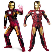 cosplay服装男童复仇者联盟 万圣节儿童钢铁侠衣服儿童服装 服饰