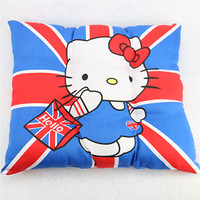 卡通 Hello Kitty猫头粉色坐垫 座垫 椅垫 沙发垫 软垫