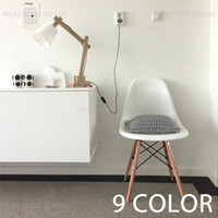 北欧小户型宜家具风格创意设计师Eames咖啡书桌靠背伊姆斯餐椅子
