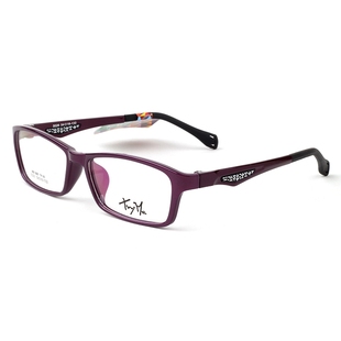 配眼镜潮紫色近视板材眼镜框防滑全框女款超轻TR90眼镜框丹阳眼镜