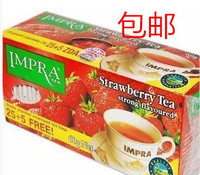 包邮 斯里兰卡英伯伦红茶包 草莓味袋泡茶 60克装连锁奶茶店专用