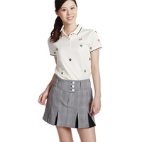 韩国代购2015年夏季高尔夫女士T恤图案衫MASTER BUNN*GOLF服装