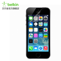 贝尔金苹果iPhone5s超高清透明玻璃贴膜手机屏幕保护膜防划防指纹