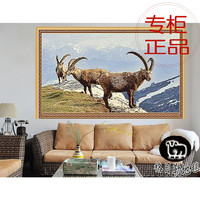 正品直销蒙古国纯羊毛挂毯壁毯客厅玄关卧室书房装饰画1*1.5米