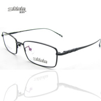 施洛华 专柜正品 休闲时尚商务 男款全框纯钛近视眼镜架S352