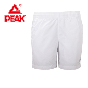 Peak/匹克季跑步情侣款女款短裤透气舒适运动梭织五分裤F312108