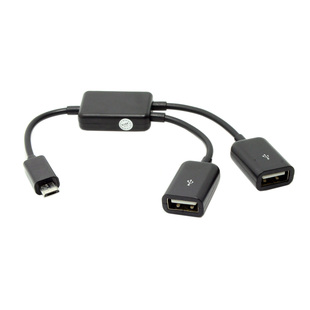 GT-148三星手机 micro USB HUB note4 一分二OTG 外接键盘鼠标U盘