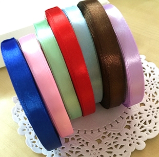 特价韩款多色缎带1厘米宽7色选DIY包装装饰丝带每卷25码
