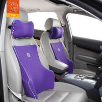 GiGi汽车头枕腰靠 记忆棉3D护颈腰枕 车用办公护颈枕靠垫 GT05/6