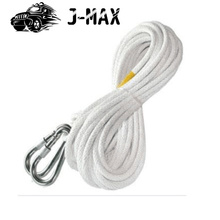 J-MAX12股超高分子绞盘绳拖车绳迪尼玛绳14mm直径