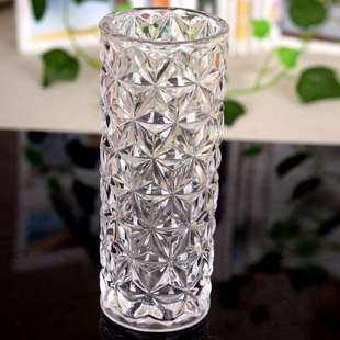富贵竹透明玻璃花瓶水培插花节节高花器客厅居家装饰品摆设特价