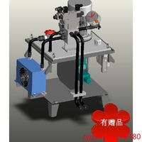 压机液压站 机械设备 图纸 3D模型