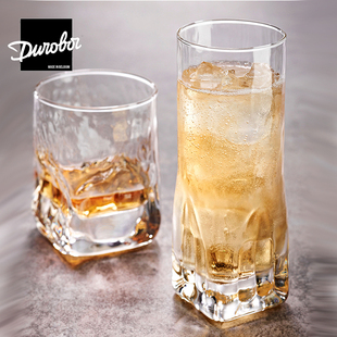 进口Durobor无铅耐热玻璃威士忌杯子烈酒杯洋酒特饮杯岩石 玻璃杯