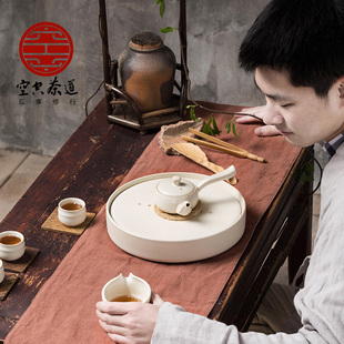 日式陶瓷茶壶茶杯功夫茶具套装茶盘整套手工创意粗陶花茶红茶茶台