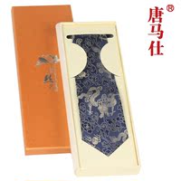 唐马仕高档桑蚕丝真丝色织龙纹领带中国特色年礼出国送老外礼物
