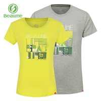 beaume 北客男女短袖T恤情侣款印花字母T恤 2015夏季新品