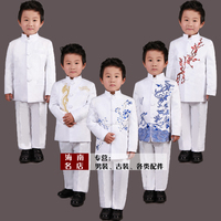 新款儿童中国风五四青年装大学生合唱服中山装演出服男主持人礼服