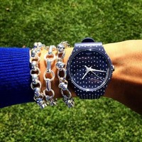 美国代购正品斯沃琪手表Swatch SUON106 男女中性时尚石英腕表