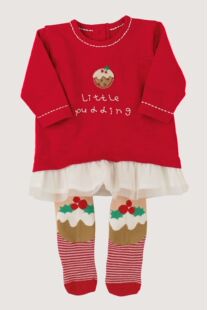 【韦小宝】香港官网代购英国NEXT婴儿连衣裙裤袜套装（861712）