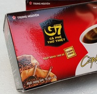 包邮 进口速溶咖啡越南中原G7咖啡纯黑咖啡 (2g*15包)30g*6盒