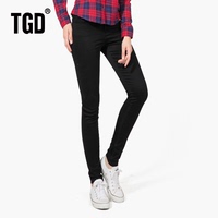 TGD 2015秋季新款 女装弹力紧身休闲裤 女士小脚修身长裤子