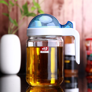 德力青苹果环保防漏油壶调味瓶玻璃厨房装酱油瓶醋YH01-580A