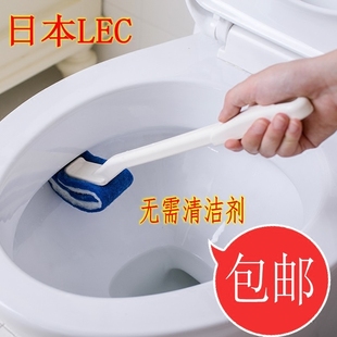 正品日本LEC马桶刷免洗剂洁厕刷浴室清洁刷　无死角刷头含研磨剂