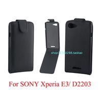 索尼Xperia E3/D2203手机套皮套手机壳 上下开翻保护套外壳 批发