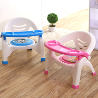 儿童椅宝宝靠背椅叫叫椅幼儿园椅子塑料板凳吃饭凳子卡通婴儿餐椅