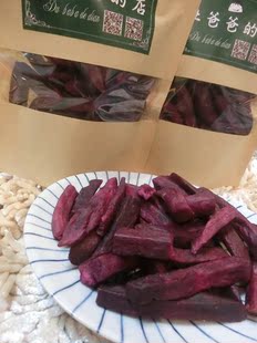 【杜爸爸的店】原味紫薯脆 地瓜干果干紫薯条非油炸地瓜条零食