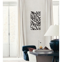 斑马纹DIY一代墙面贴纸可移除 墙面装饰背景 办公室家居顺丰包邮