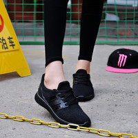 环球2016秋季低帮鞋韩版女士休闲运动板鞋帆布鞋网面系带透气学生