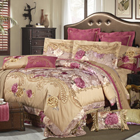 君荣家纺 奢华欧式床品 欧美卧室软装 样板房床上用品十件套