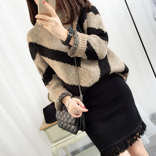 韩版新款短款毛衣长袖女装套头冬季女士打底衫女秋冬针织衫新品潮