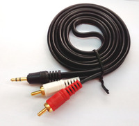 RCA音频连接转换线 一分二 莲花线 3.5耳机插头线