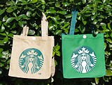 棉布袋订制星巴克袋子购物礼品袋广告包装手提袋子加印刷logo定做