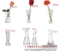 嘉宝亚克力透明水晶餐桌花瓶插瓶仿玻璃防摔高档塑料花瓶摆台花瓶