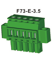 台湾恒翊 PCB 插拔式接线端子F73-E-3.5插头