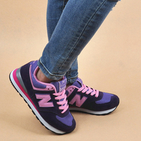 女士运动鞋韩版2015新款夏跑步鞋透气跑步鞋n字鞋学生系带休闲鞋